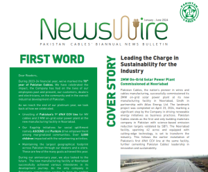 A Major Milestone in Sustainable Manufacturing: 2MW on-grid solar power plant at Nooriabad.